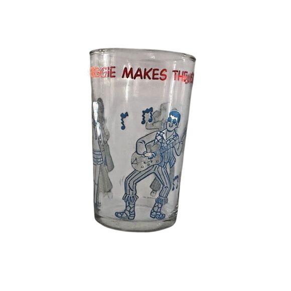 VNTG 1971 Archie Comics Reggie Makes The Scene Welch's Jelly Jar Veronica Series - Picture 1 of 5